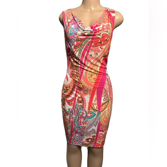 Cache | Dresses | Cache Designer Dress Size Small Gold Chain Shift ...